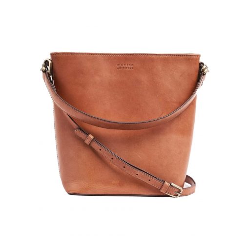 O My Bag Tasche Bobbi Bucket Bag Maxi cognac – Bild 3