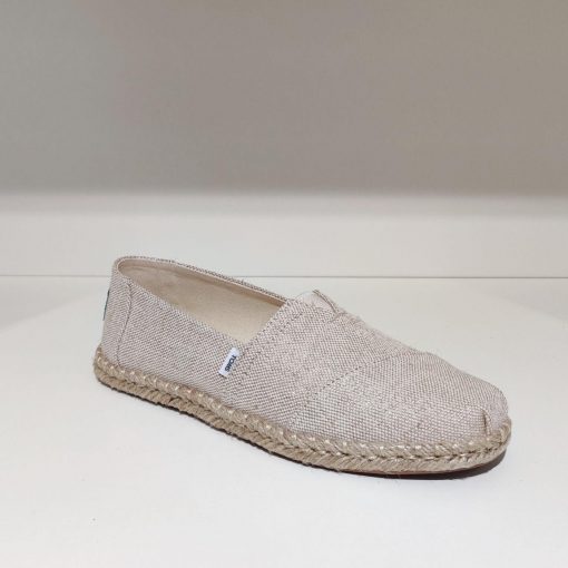 Toms Alpargata Rope Natural Metallic Woven