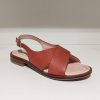 Werner Schuhe Pantolette Surfinia cognac