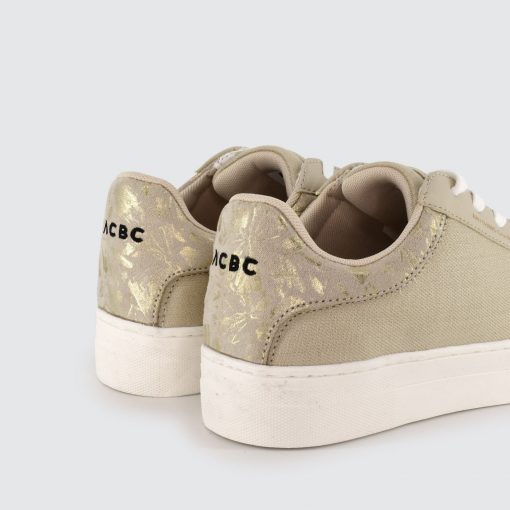 ACBC vegane Sneaker "Marina" sand/gold – Bild 3