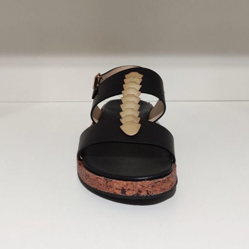 Neosens Sandale "Tardana" schwarz/gold – Bild 3