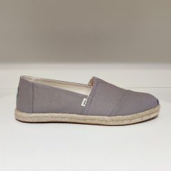 Toms Alpargata Rope drizzle grey slubby woven organic cotton