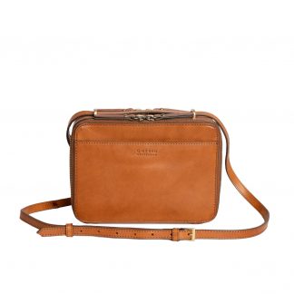 O My Bag Bee's Box Bag cognac