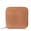 O My Bag Sonny Square Wallet Camel Hunter Leather