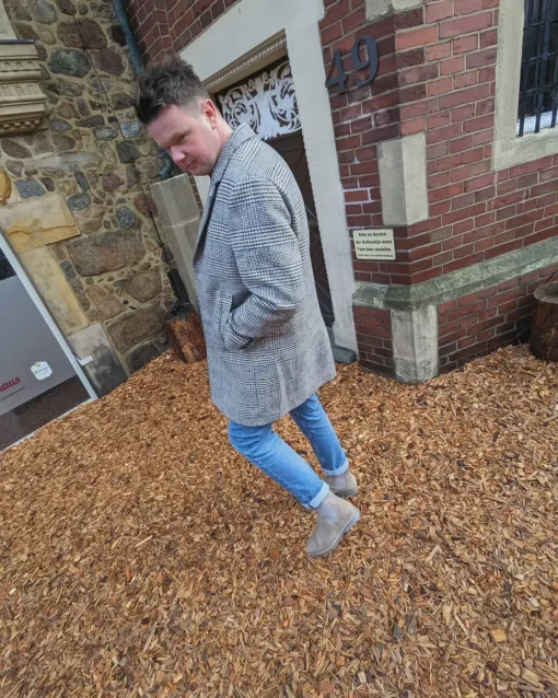 Nubikk - Chelsea Boots "Logan" taupe – Bild 12
