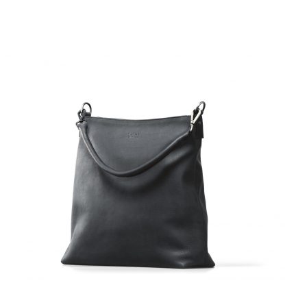 O My Bag Janet Black Soft Grain Leather