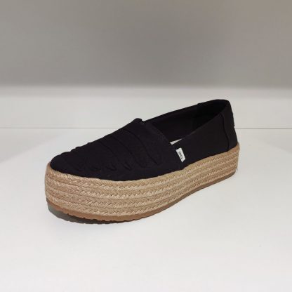 Toms Valencia Black Canvas