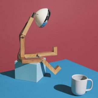 Mr. Wattson Lampe Vintage White Piffany