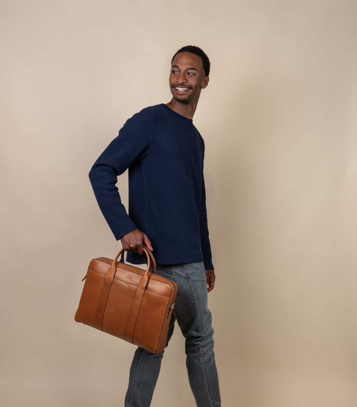 O My Bag Business Tasche Harvey cognac