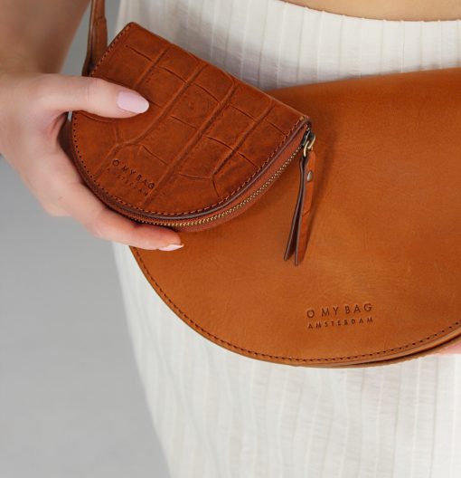 O My Bag - Portemonnaie "Laura's Purse" Cognac Croco – Bild 3