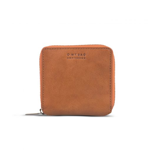 O My Bag Sonny Square Wallet Cognac Stromboli Leather