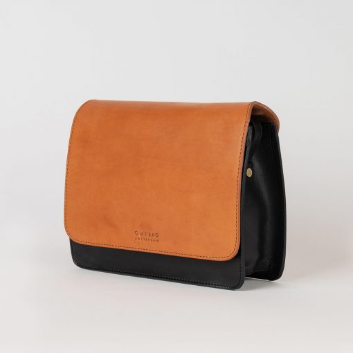 O My Bag - Tasche "Audrey" schwarz/cognac – Bild 2