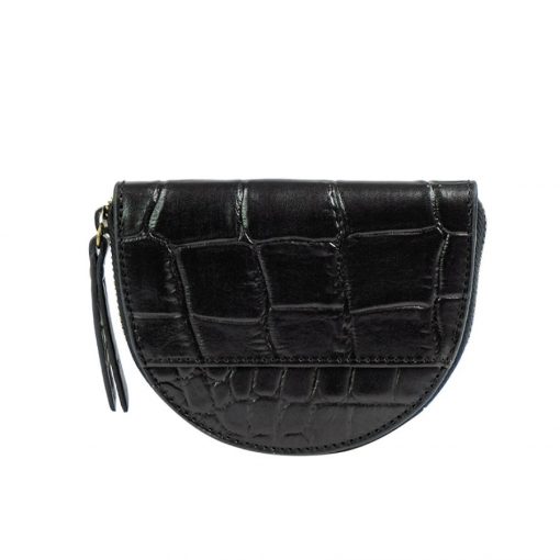 O My Bag - Portemonnaie "Laura's Purse" Black Croco – Bild 2
