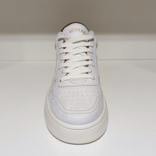 Newlab vegane Sneaker "NL11" weiß/gold – Bild 3