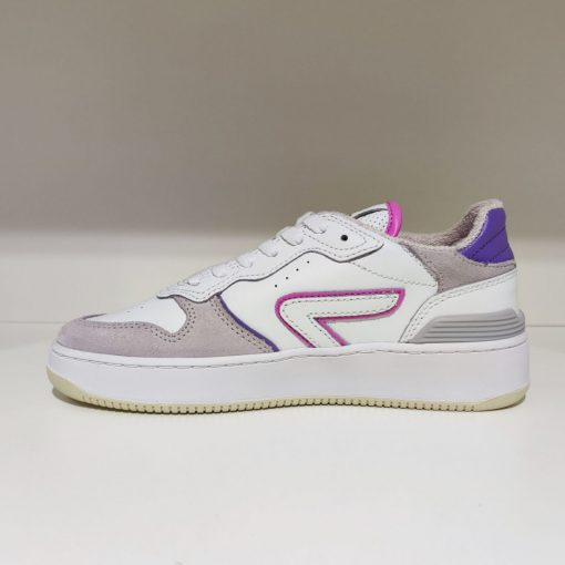 HUB Footwear - Sneaker "Smash" weiß rosa lila – Bild 4