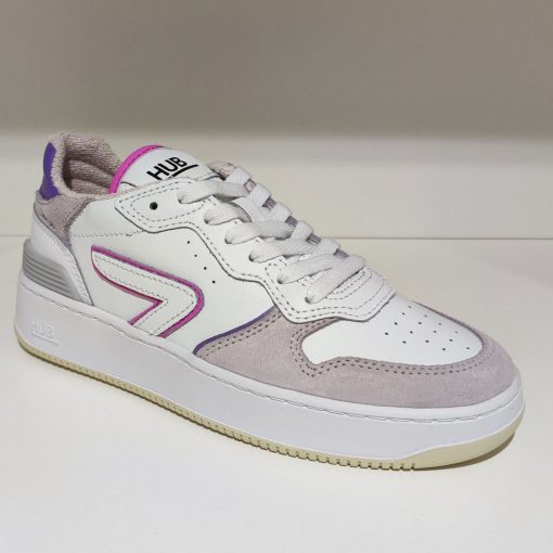 HUB Footwear - Sneaker "Smash" weiß rosa lila – Bild 2