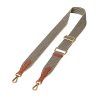 O My Bag Checkered Webbing Strap Cognac