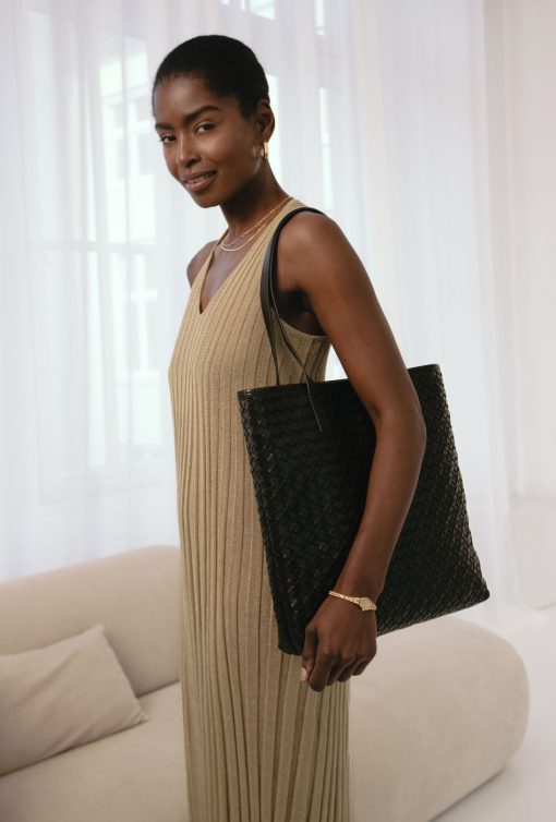 O My Bag - Tasche "Georgia Woven" schwarz – Bild 5