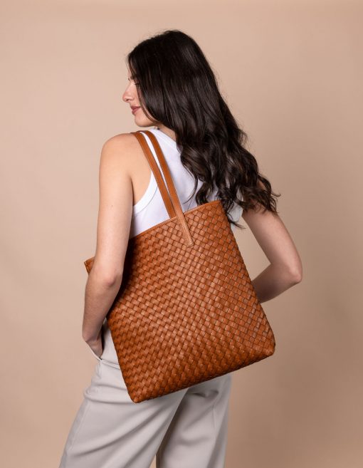 O My Bag - Tasche "Georgia Woven" cognac – Bild 5
