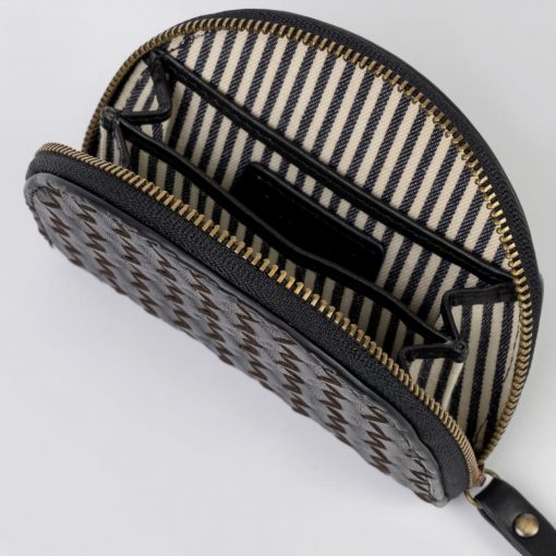 O My Bag - Portemonnaie "Laura Woven" schwarz – Bild 3