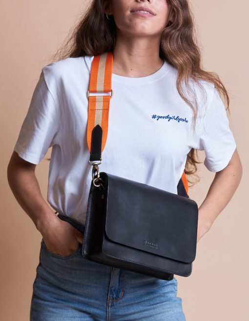 O My Bag - Tragegurt Orange / schwarz – Bild 3
