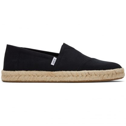 Toms Alpargata Rope 2.0 Black recycled cotton