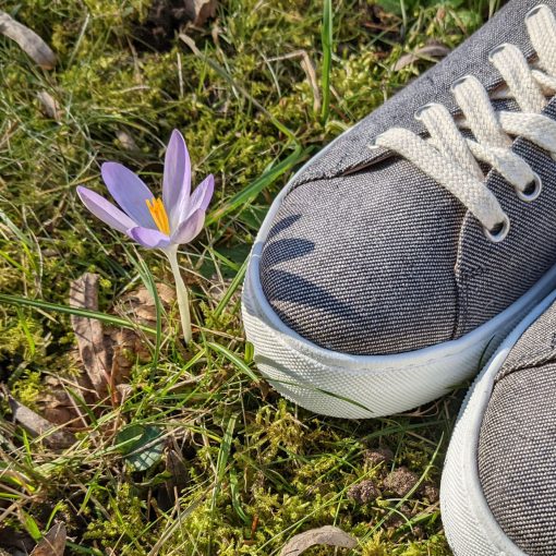 Werner Sneaker Feldsperling Leinen denimblau – Bild 9