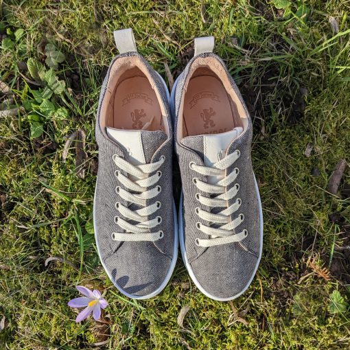 Werner Sneaker Feldsperling Leinen denimblau – Bild 8