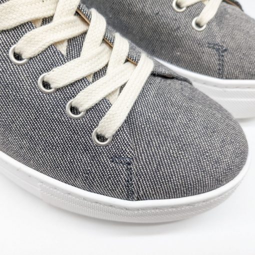 Werner Sneaker Feldsperling Leinen denimblau – Bild 6