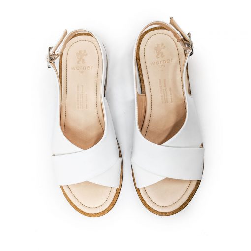 Werner Schuhe Sandale Surfinia naturweiss – Bild 3