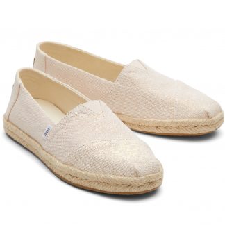 Toms Alpargata Rope Dusty Peach Metallic