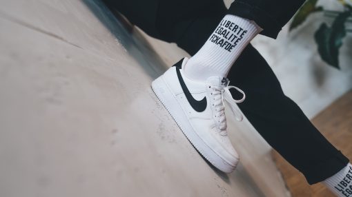 Statement Socken LIBERTÉ ÉGALITÉ FCKAFDÉ – Bild 6