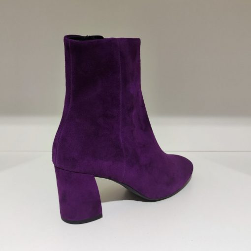 Leder Stiefelette Emilie lila – Bild 4