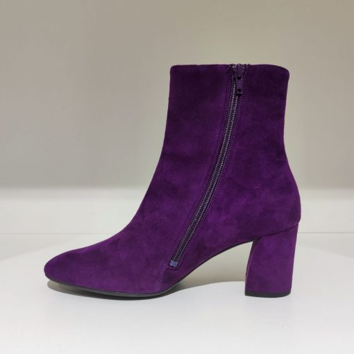 Leder Stiefelette Emilie lila – Bild 2