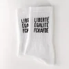 arrel FCKAFDÉ Statement Socken white