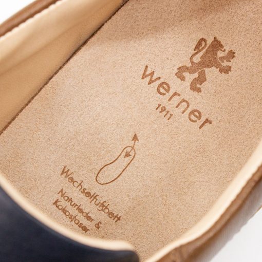 Werner 1911 Sneaker Habicht cognac/blau – Bild 8