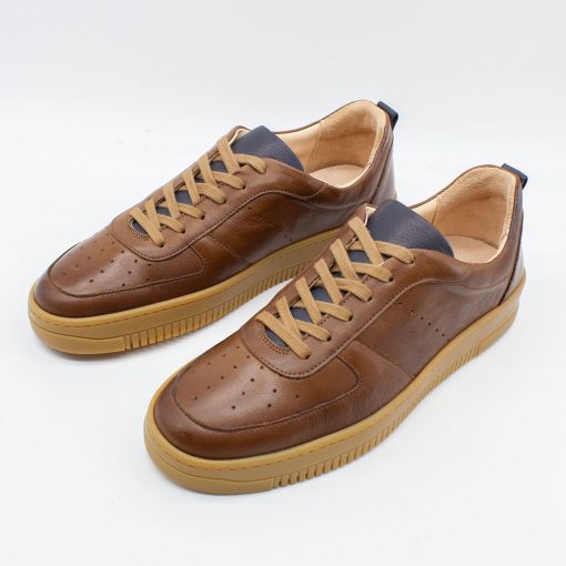 Werner 1911 Sneaker Habicht cognac/blau – Bild 2