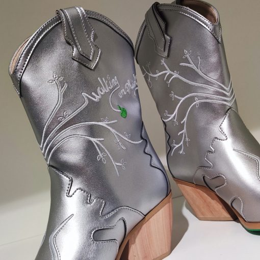 A Perfect Jane Vegan Boots Sofie Silver – Bild 4