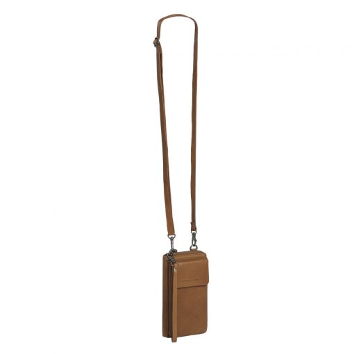 Leder Handytasche Malaga cognac – Bild 3