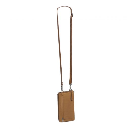 Leder Handytasche Malaga cognac – Bild 4