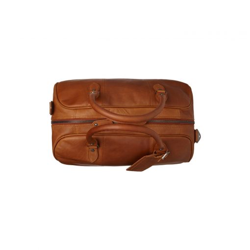 Leder Weekender Liam cognac – Bild 5