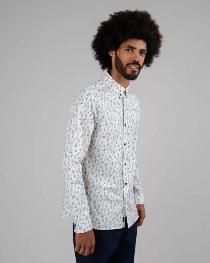 Brava Fabrics Hemd Peanuts Friends Forever white
