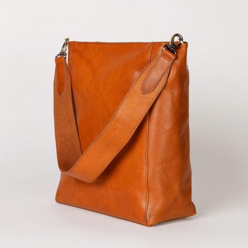 Tasche Sofia Cognac Stromboli Leather – Bild 3