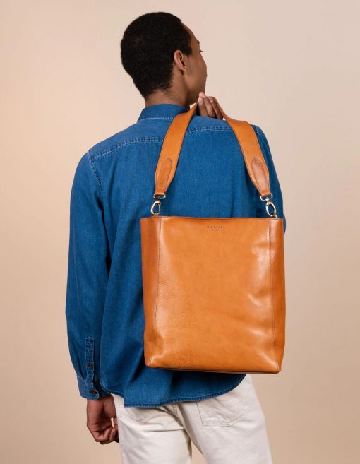 Tasche Sofia Cognac Stromboli Leather – Bild 6