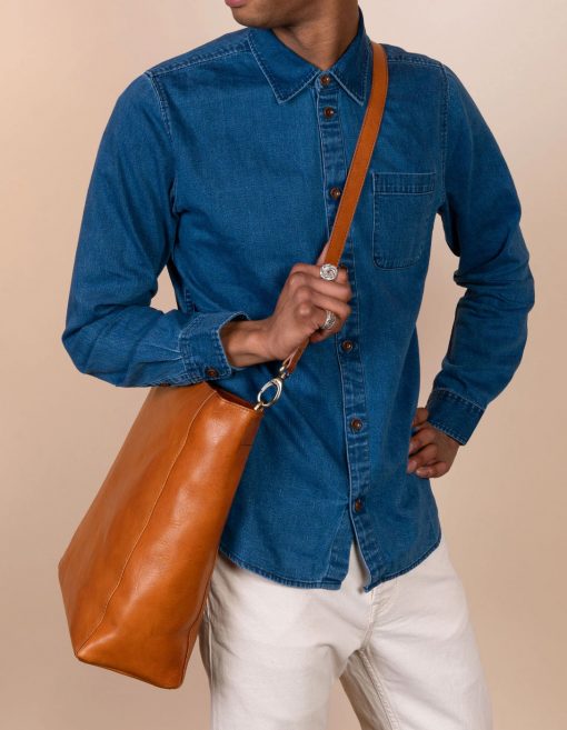 Tasche Sofia Cognac Stromboli Leather – Bild 8