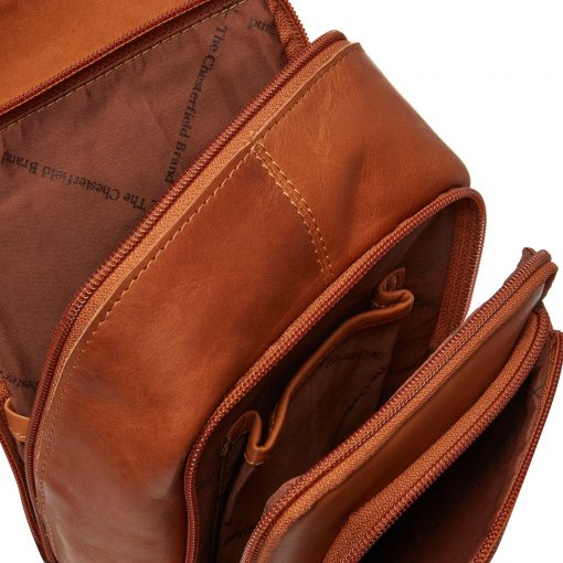 Crossbody Tasche Riga Cognac – Bild 5