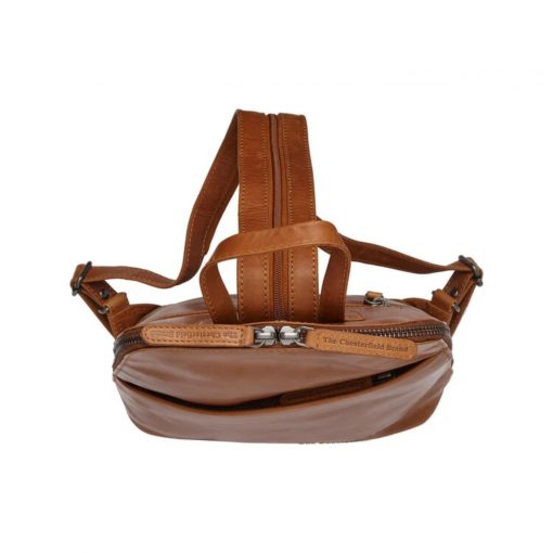 Chesterfield Lederrucksack Claire Cognac – Bild 5