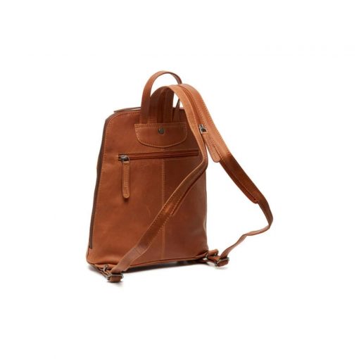 Chesterfield Lederrucksack Vivian Cognac – Bild 2