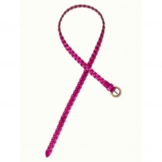 King Louie Shiny Braided Belt Caspia Purple