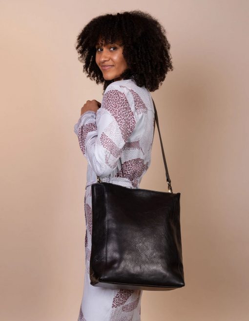 O My Bag Tasche Sofia Black Stromboli Leather – Bild 6
